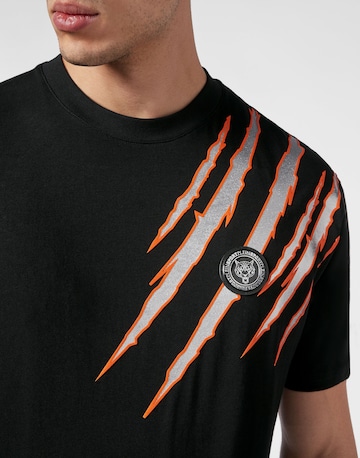 Maglietta 'Scratch' di Plein Sport in nero