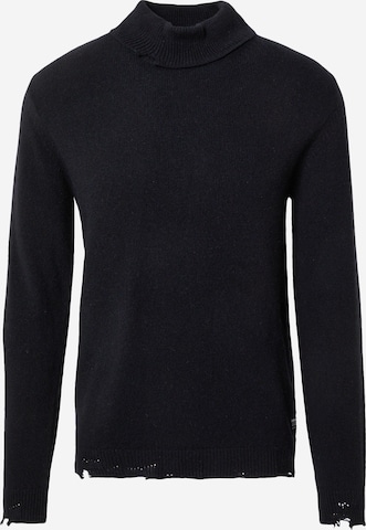 REPLAY Sweater 'Mesh' in Black: front