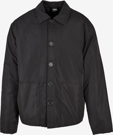 Urban Classics Between-Season Jacket 'Utility' in Black: front