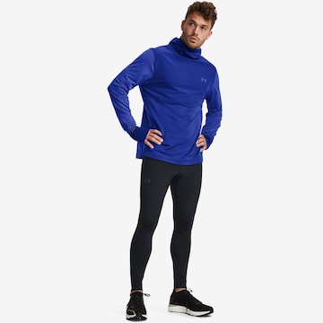 UNDER ARMOUR Skinny Sportbroek 'Qualifer Elite Cold' in Zwart