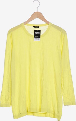 SAMOON Sweater & Cardigan in XXL in Yellow: front