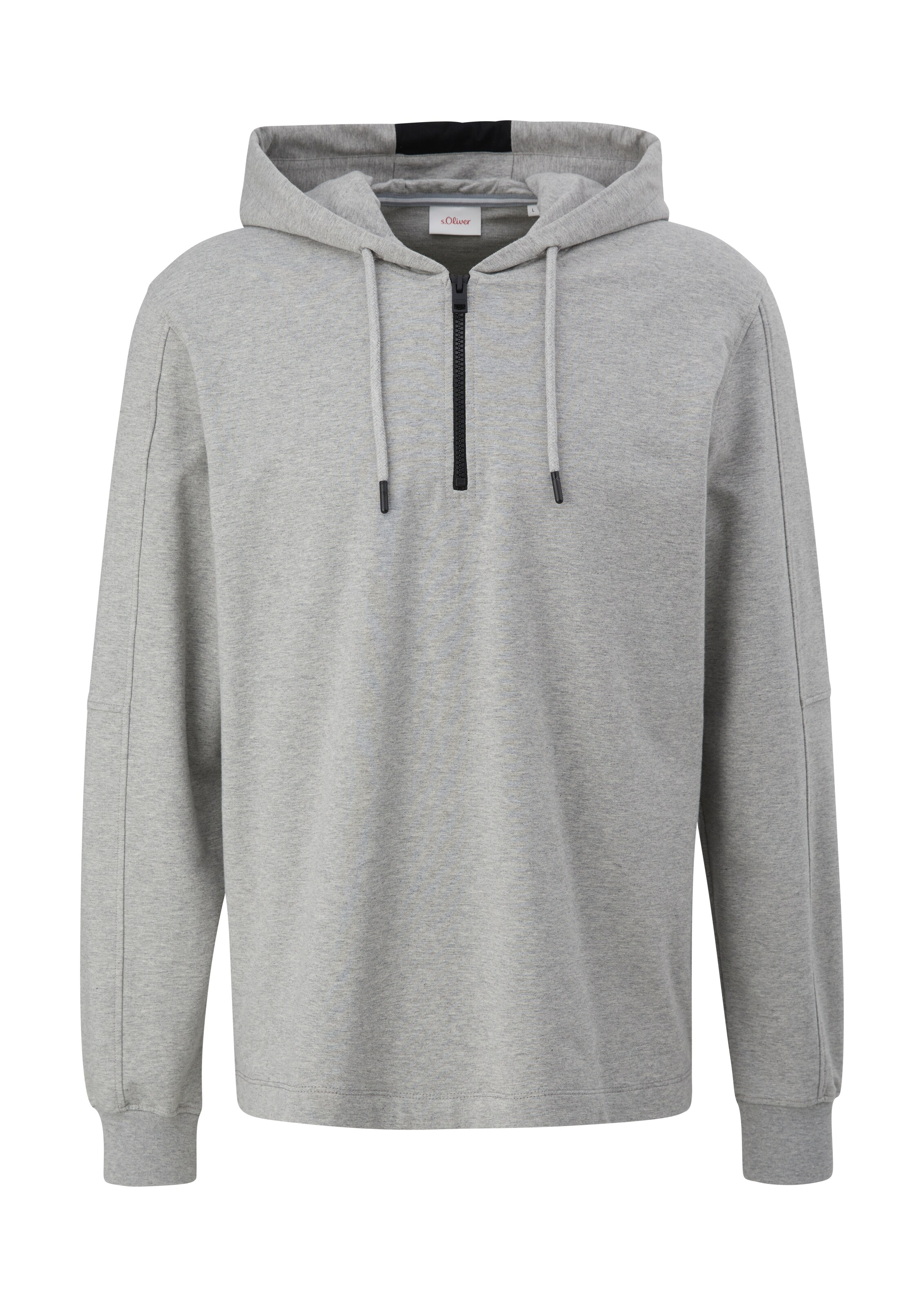 s.Oliver Sweatshirt in Grau: Vorderseite