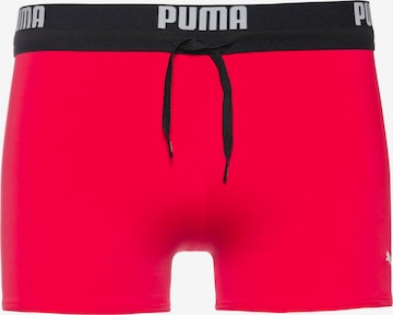 PUMA Badeshorts in Rot: predná strana