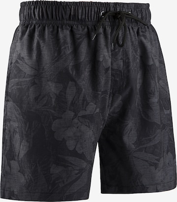 Cruz Board Shorts in Black: front