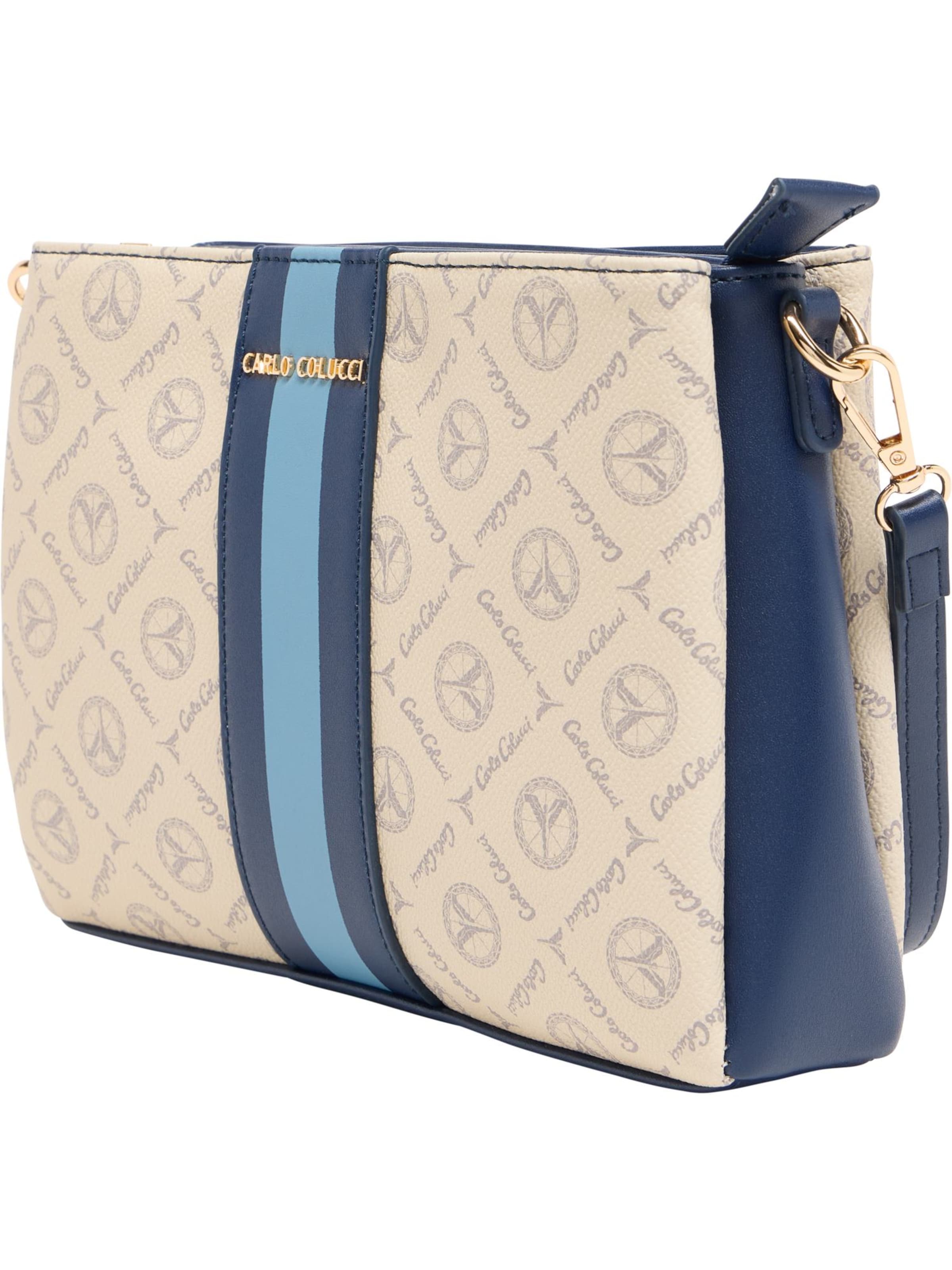 Carlo Colucci Umhängetasche 'Farina' in Beige