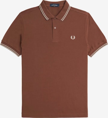 Fred Perry Shirt in Brown: front