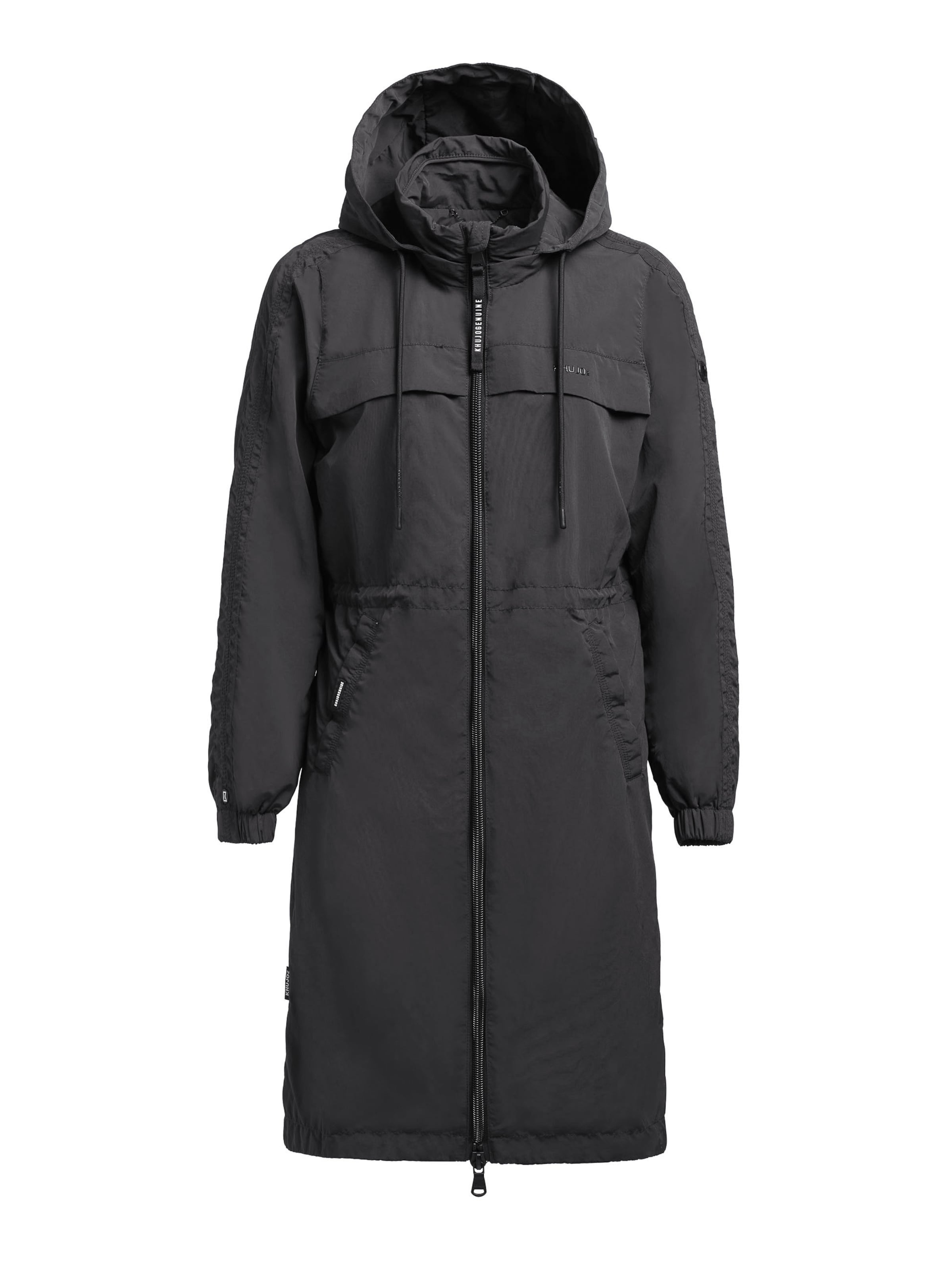 khujo Between-seasons coat 'Voya4' in Black: front