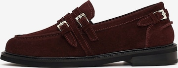 Derimod - Sapato Slip-on em vermelho: frente