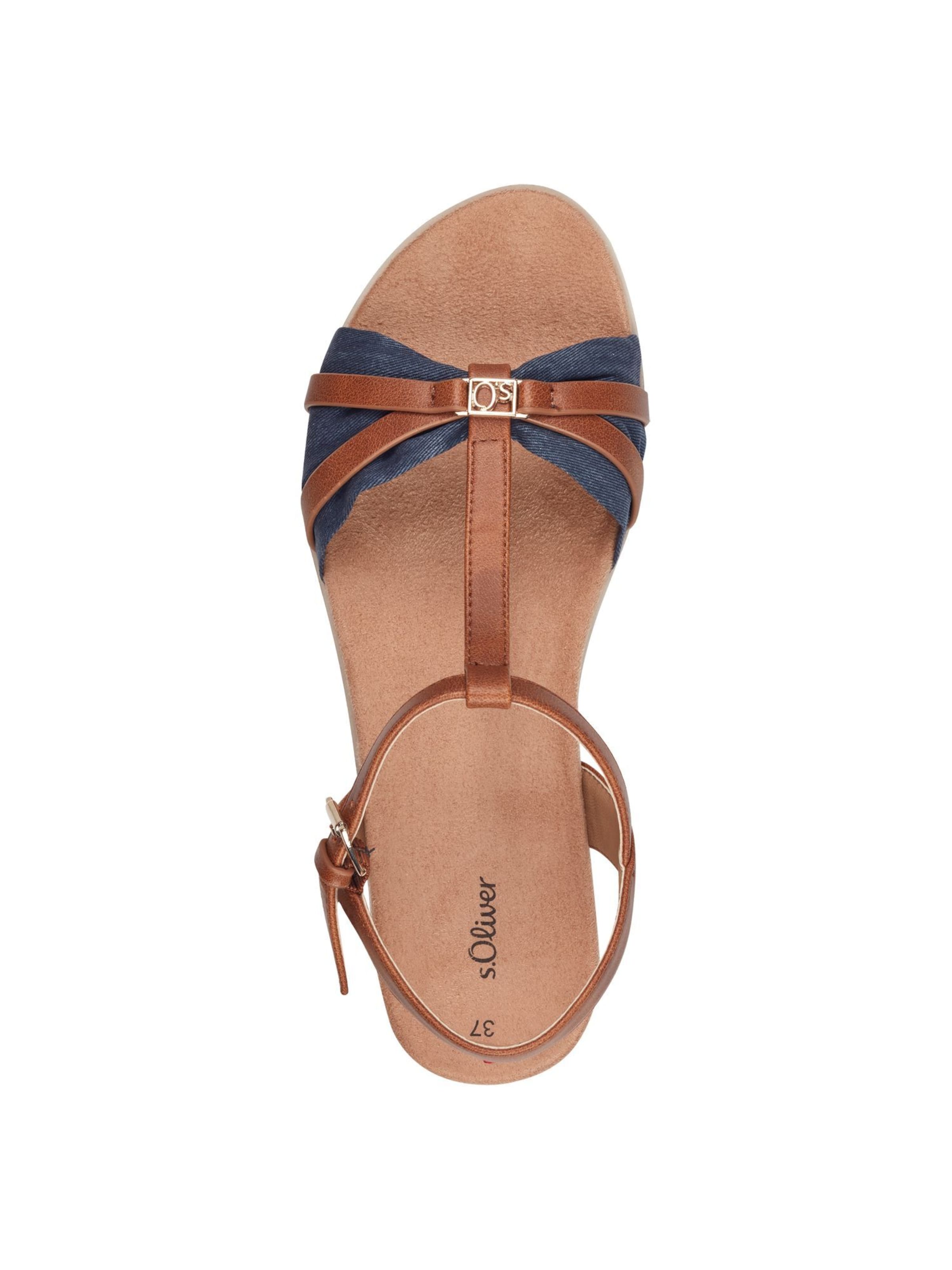 s.Oliver Sandaal in Bruin