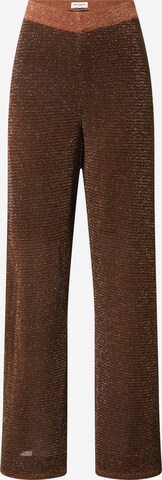 Lollys Laundry Regular Trousers 'Tuula' in Bronze: front