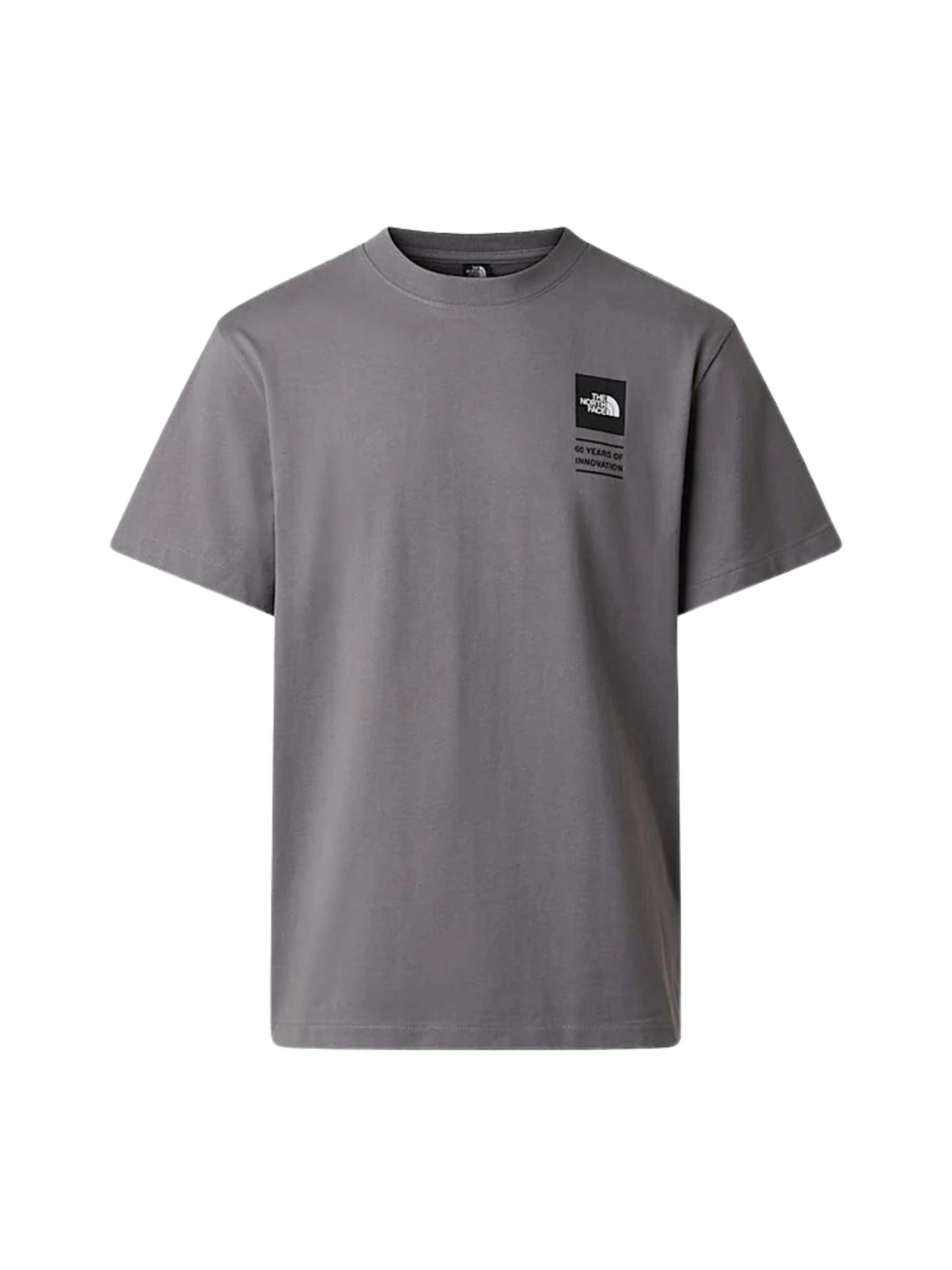 THE NORTH FACE Shirt 'THE NORTH FACE M BCD CEL RX SS TEE T-SHIRT' in XXL in de kleur Grijs, Productweergave