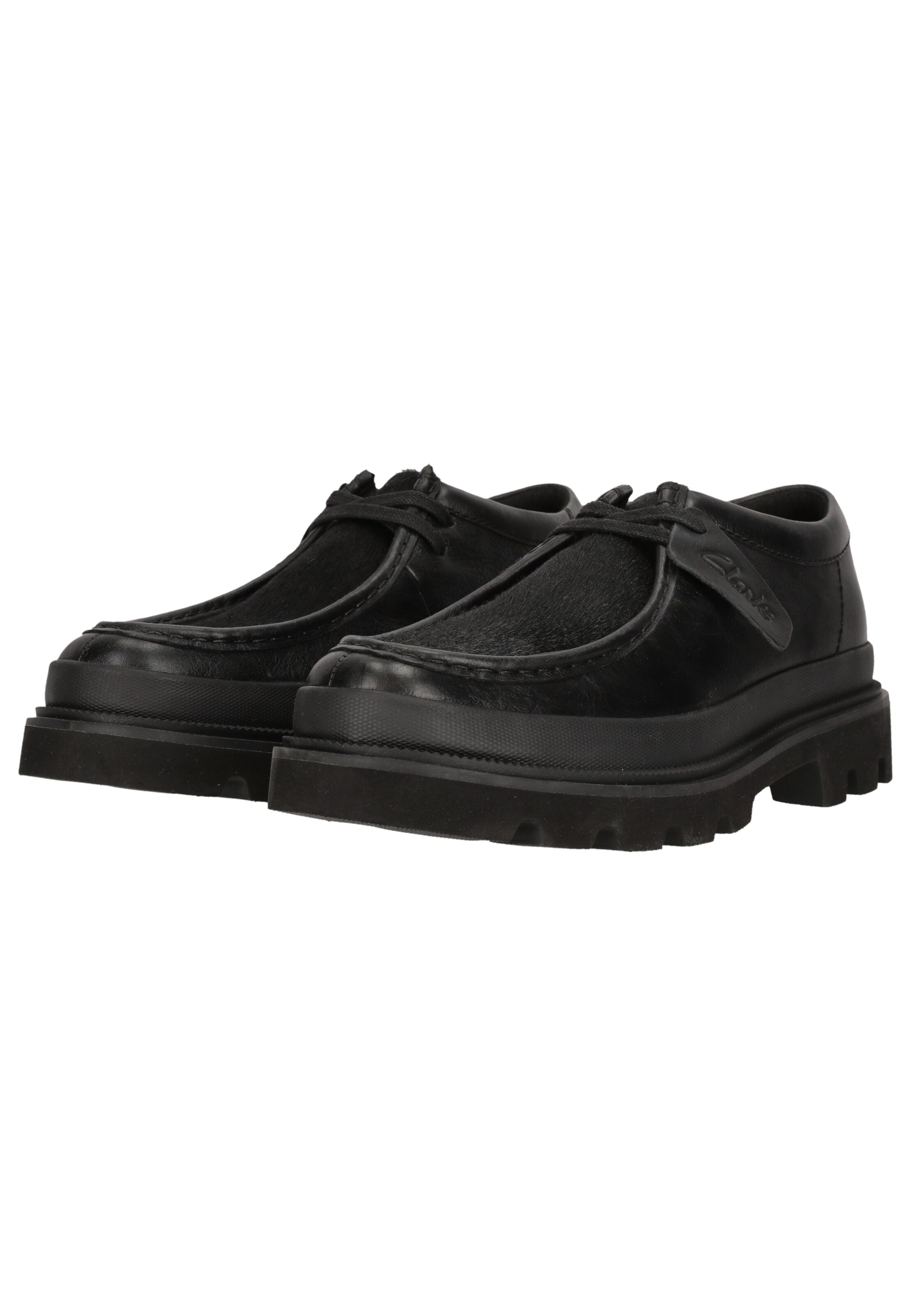 CLARKS Veterschoen in Zwart