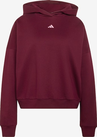 Sweat-shirt ADIDAS SPORTSWEAR en rouge : devant