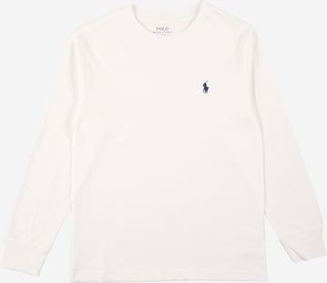 T-Shirt Polo Ralph Lauren en blanc : devant