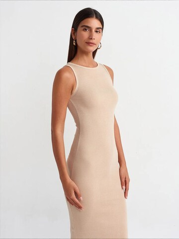 Dilvin Dress 'Midi' in Beige