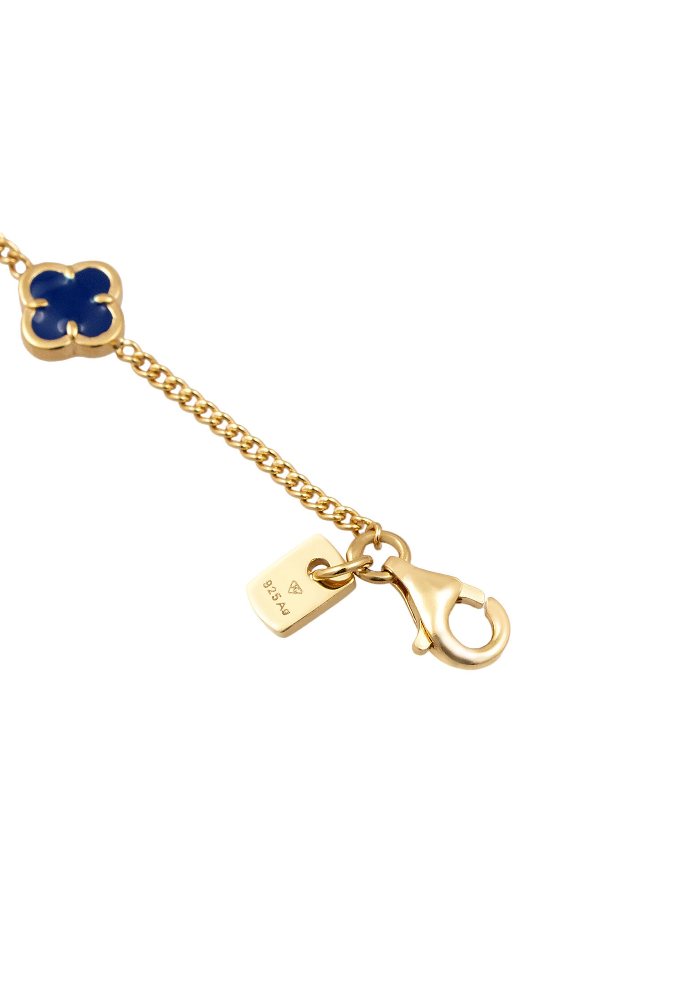 KUZZOI Bracelet 'Kleeblatt' in Gold