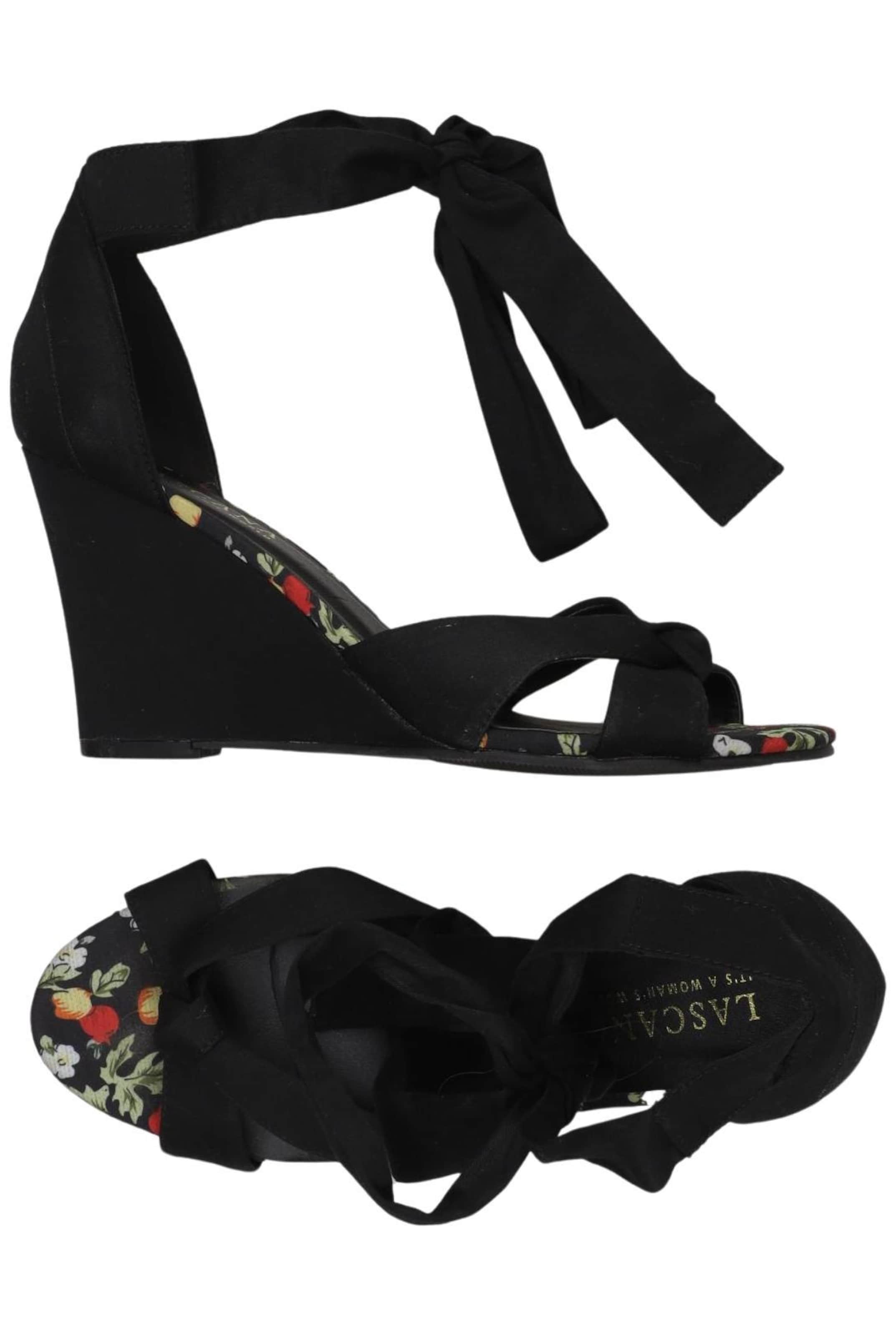 LASCANA Sandalen 39 in Schwarz: Vorderseite