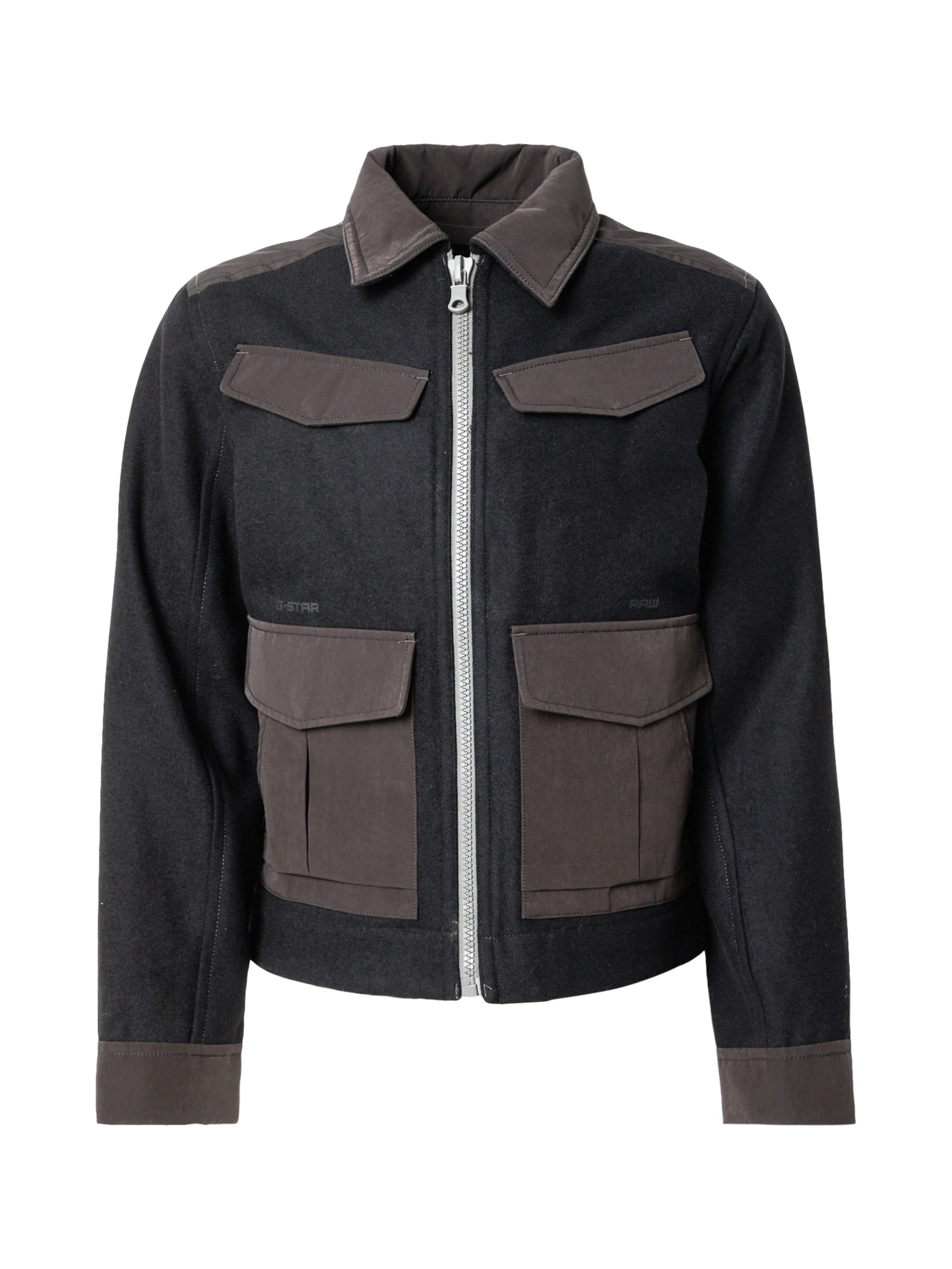 G-STAR Преходно яке в черно: отпред