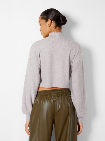 Pull-over Bershka en gris