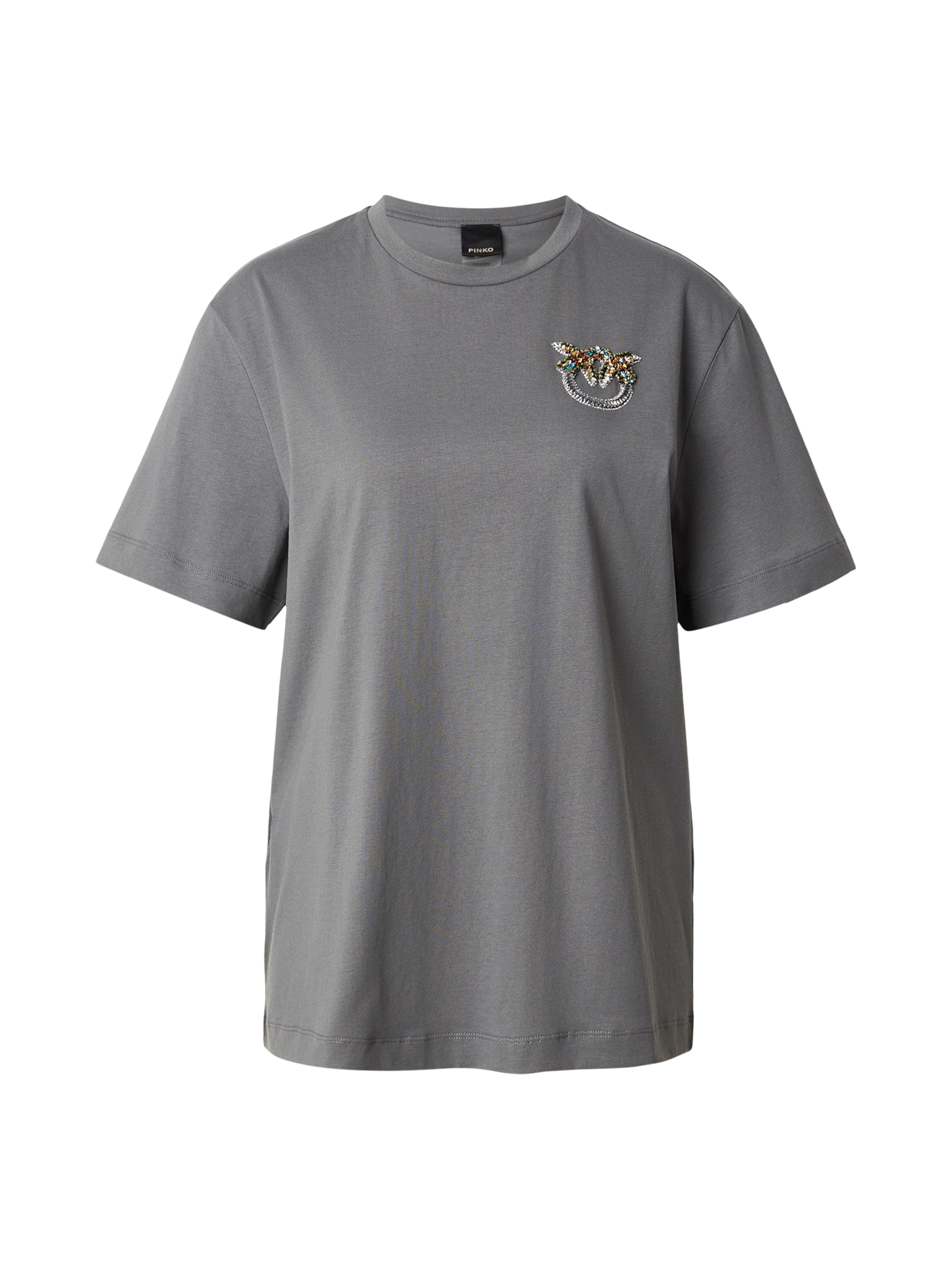 PINKO Μπλουζάκι 'STREPITOSO' σε γκρι: μπροστά
