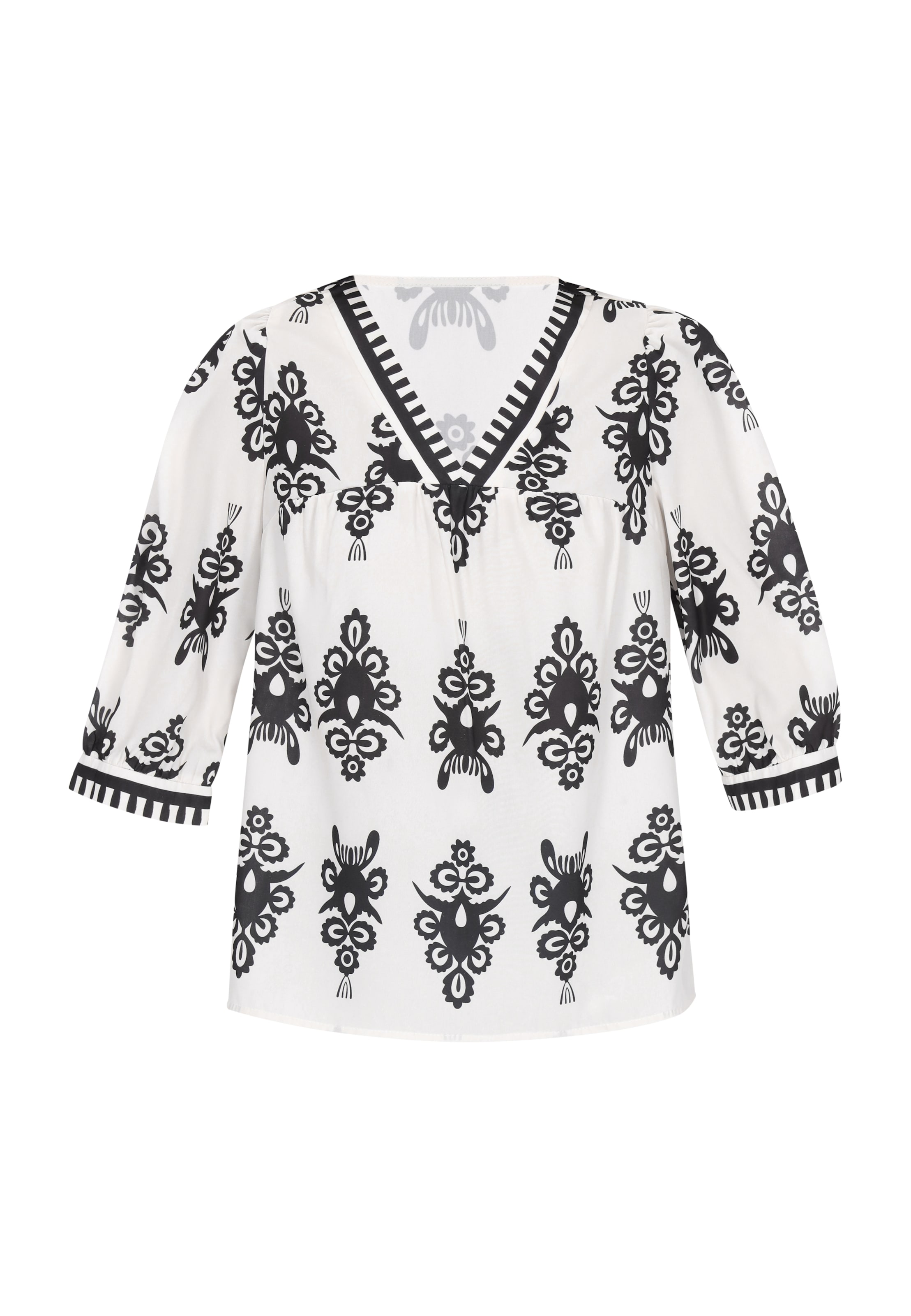 Bluză de la ebeeza pe alb: față