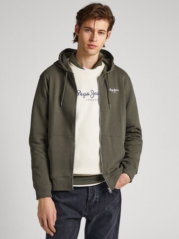 žalia Pepe Jeans Džemperis 'EDWARD': priekis