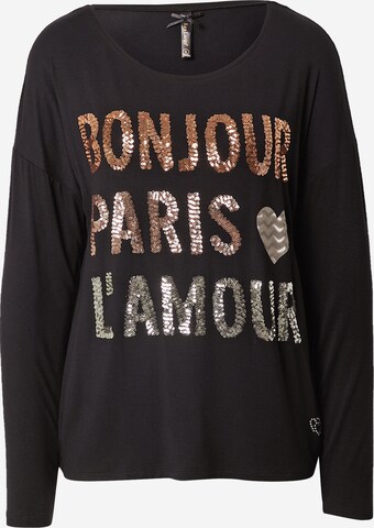 T-shirt Key Largo en noir : devant