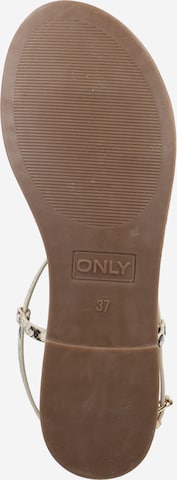 ONLY - Sandalias de dedo en beige