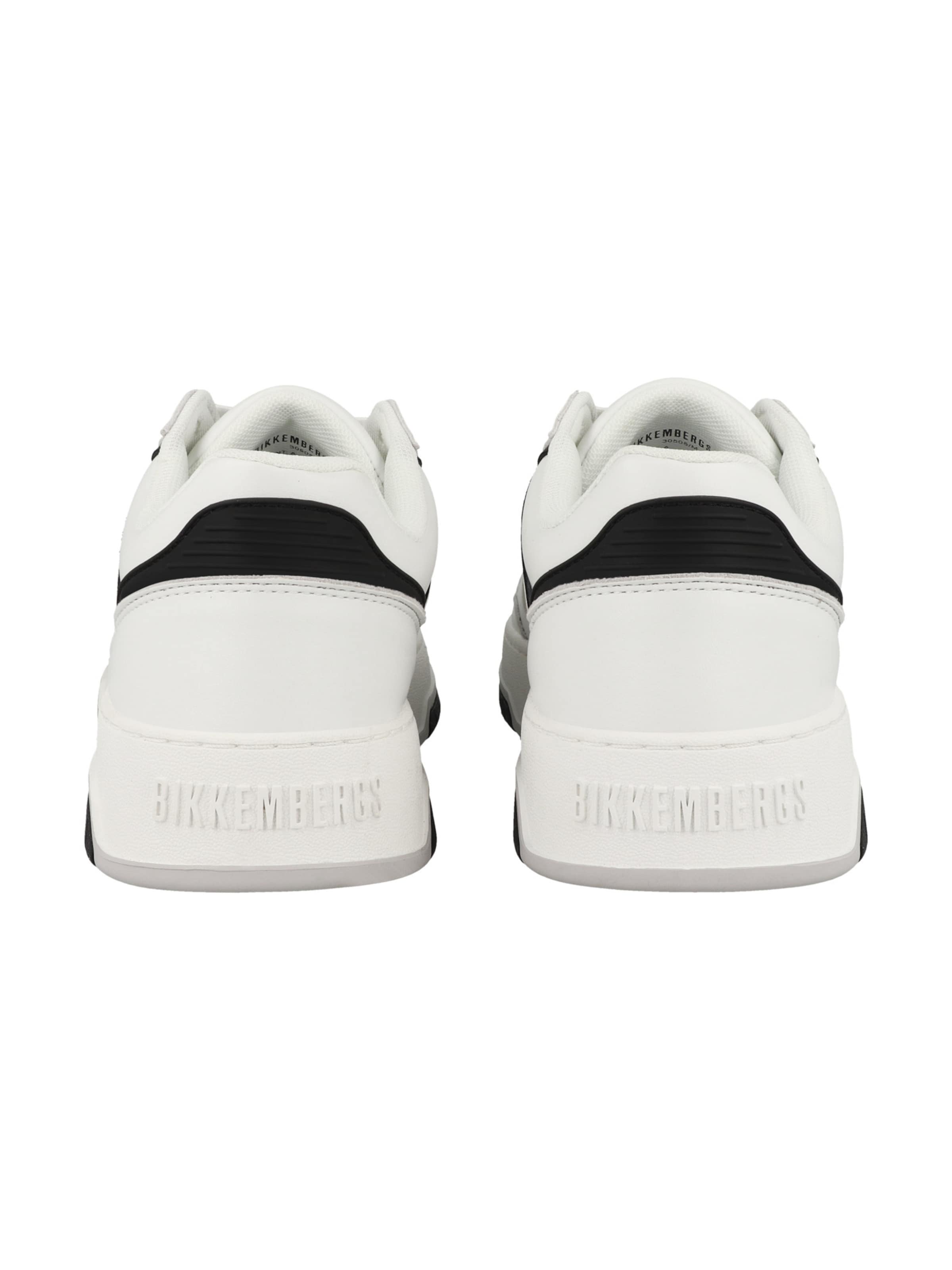 BIKKEMBERGS - Sapatilhas baixas 'B4SK3T' em branco