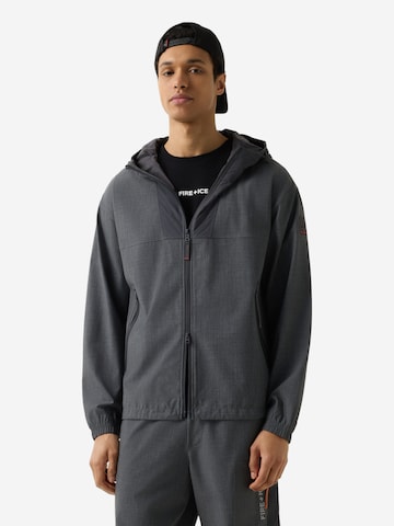 Bogner Fire + Ice Funktionsjacke 'Aris' in Grau: Vorderseite