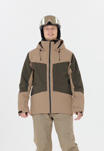 Whistler Skijacke 'Kingland' in Braun: Vorderseite