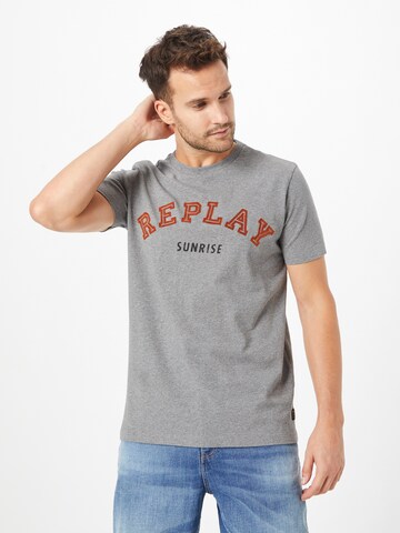 REPLAY T-Shirt in Grau: predná strana