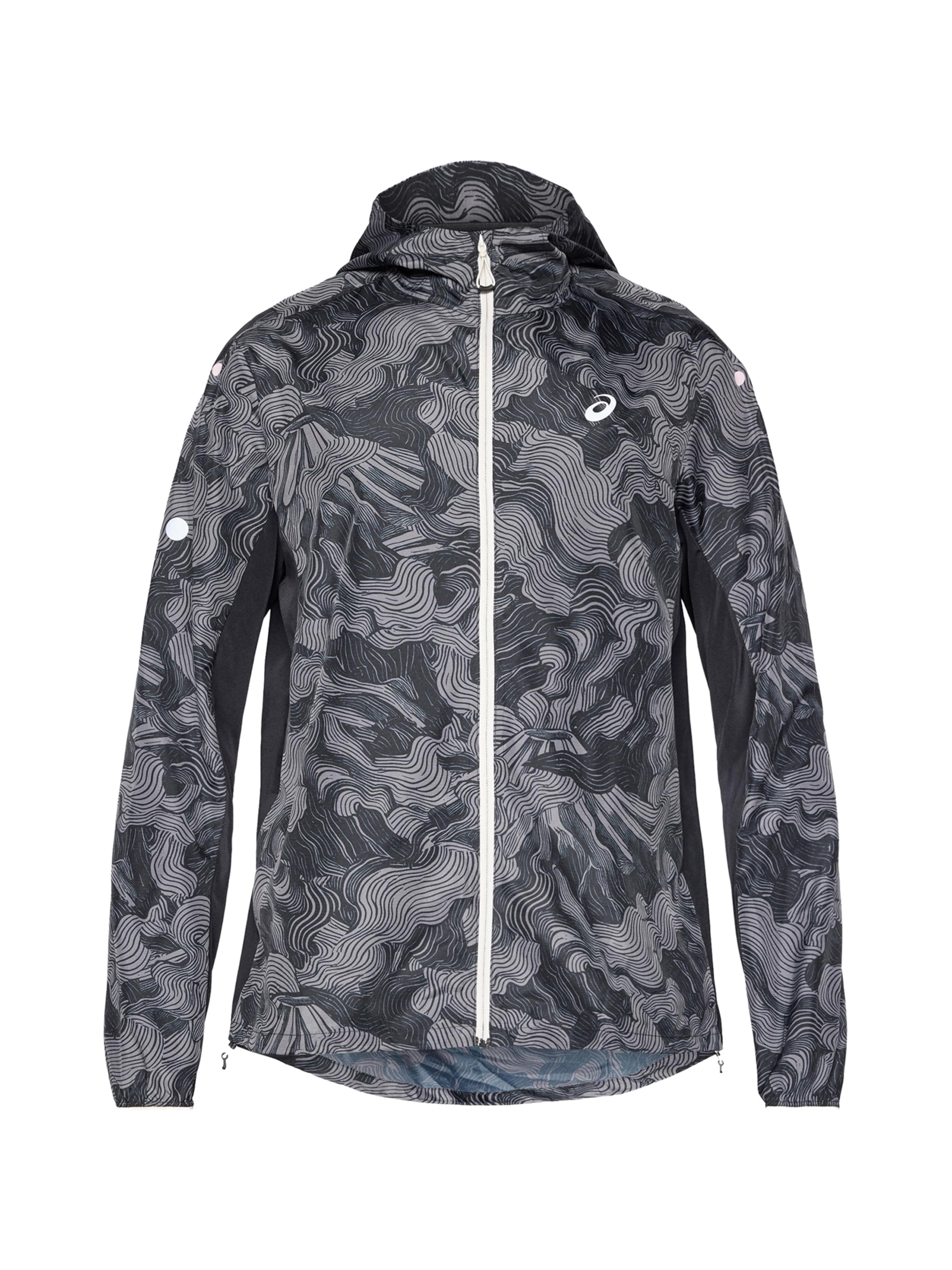 ASICS - Chaqueta de chándal 'FUJITRAIL' en negro: frente