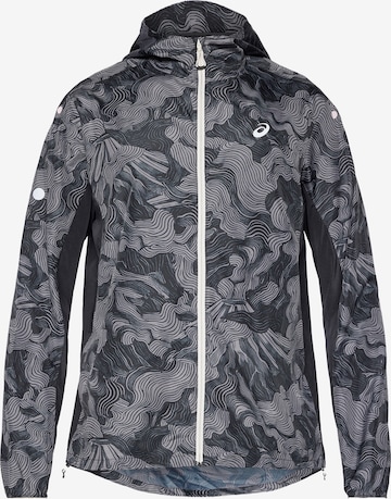 juoda ASICS Džemperis treniruotėms 'FUJITRAIL': priekis