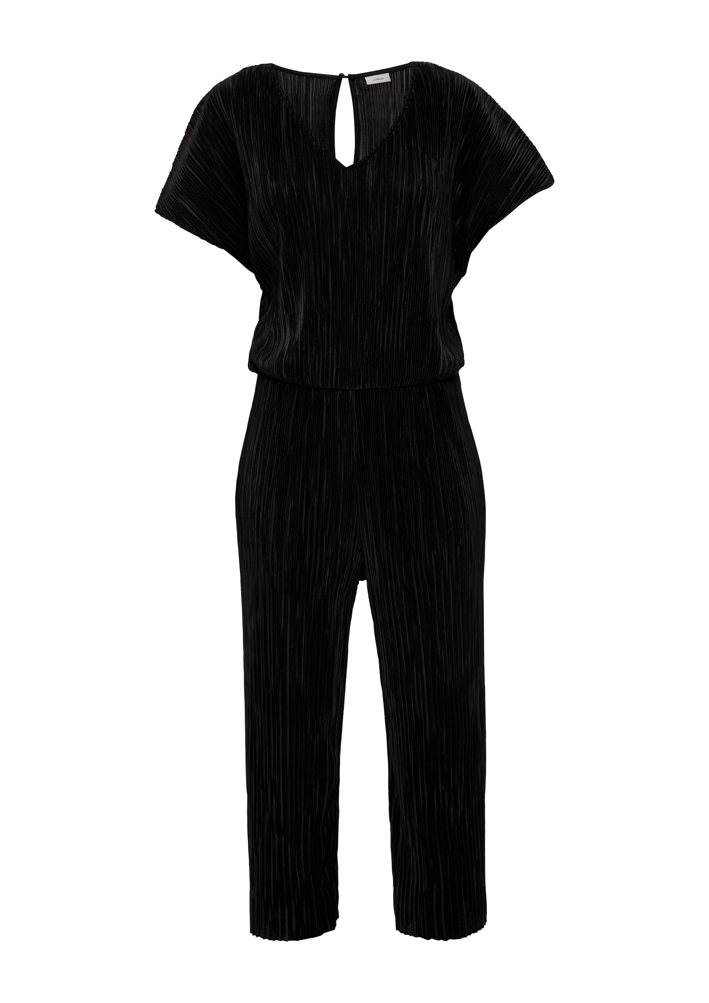 s.Oliver BLACK LABEL Jumpsuit in Zwart: voorkant
