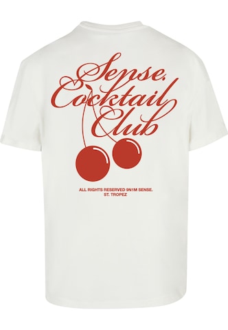 T-Shirt 'Cocktail Club' 9N1M SENSE en beige