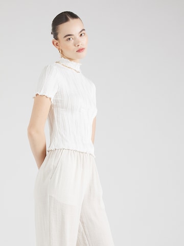 florence by mills exclusive for ABOUT YOU Shirt 'Charcuterie' in White: front