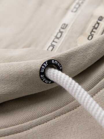 Ombre Sweatshirt 'OM-SSBN-0177' in Beige