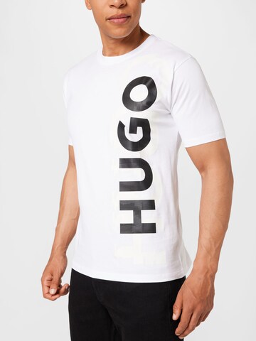 HUGO Red T-shirt 'Dansovino' i vit