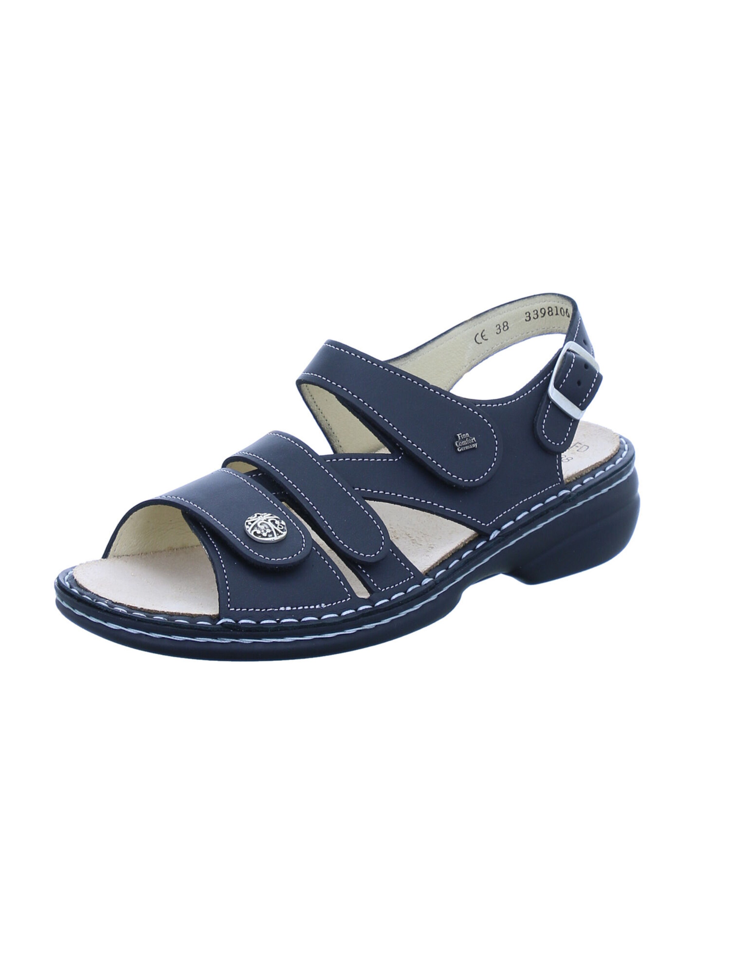 Finn Comfort Sandals 'Gomera' in Black: front