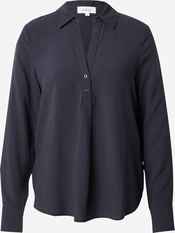 s.Oliver Blouse in Blue: front