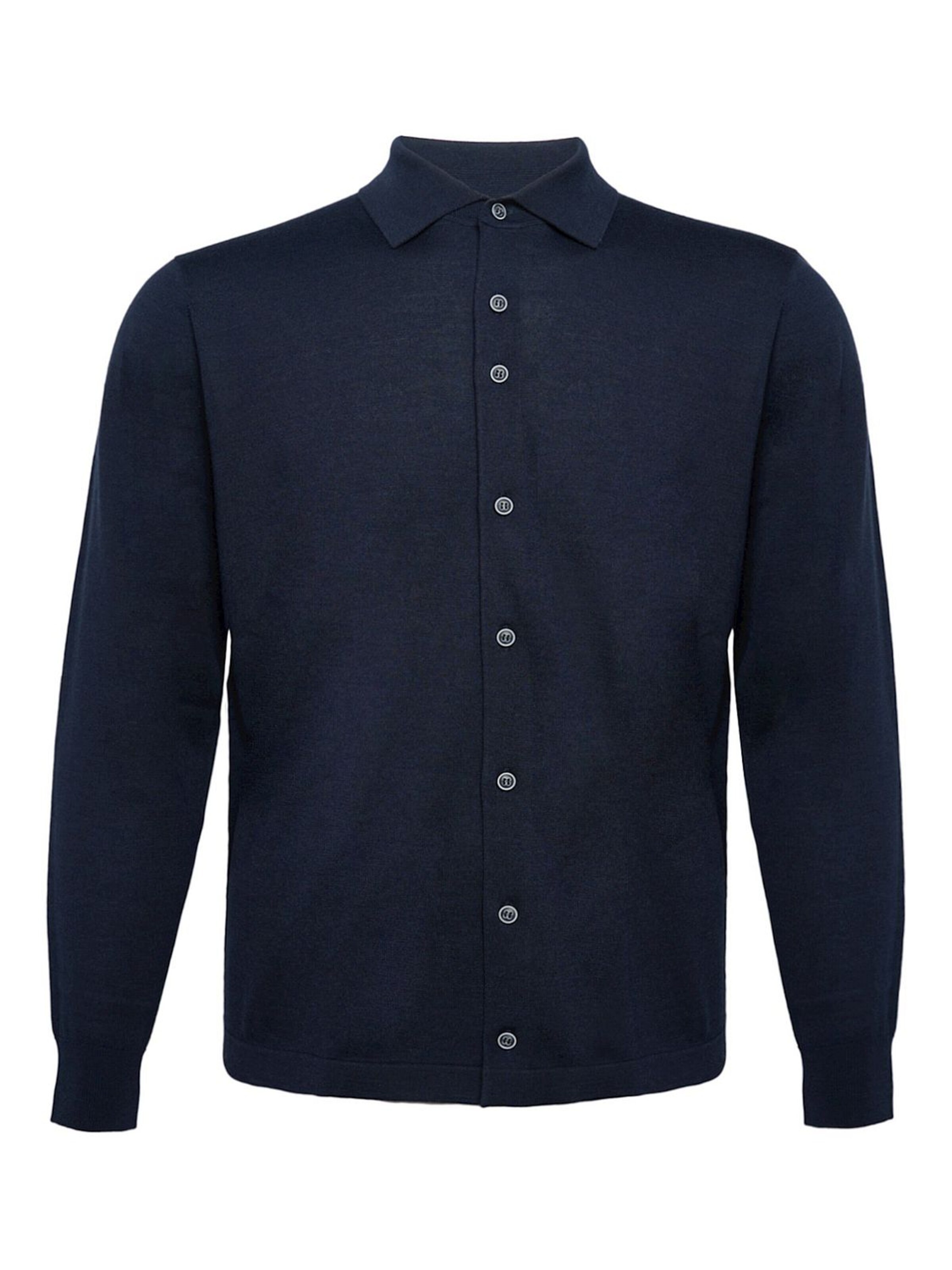 R2 Amsterdam Regular fit Overhemd in Blauw: voorkant