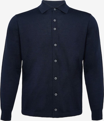 R2 Amsterdam Overhemd in Blauw: voorkant
