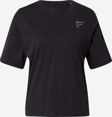 Marc O'Polo Shirt 'Hapiness' in Black: front