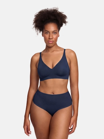 cfab Push-up Bra 'Comfort Push-Up BH' in Blue: front
