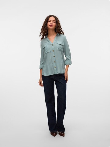 Chemisier 'VMBumpy' VERO MODA en vert