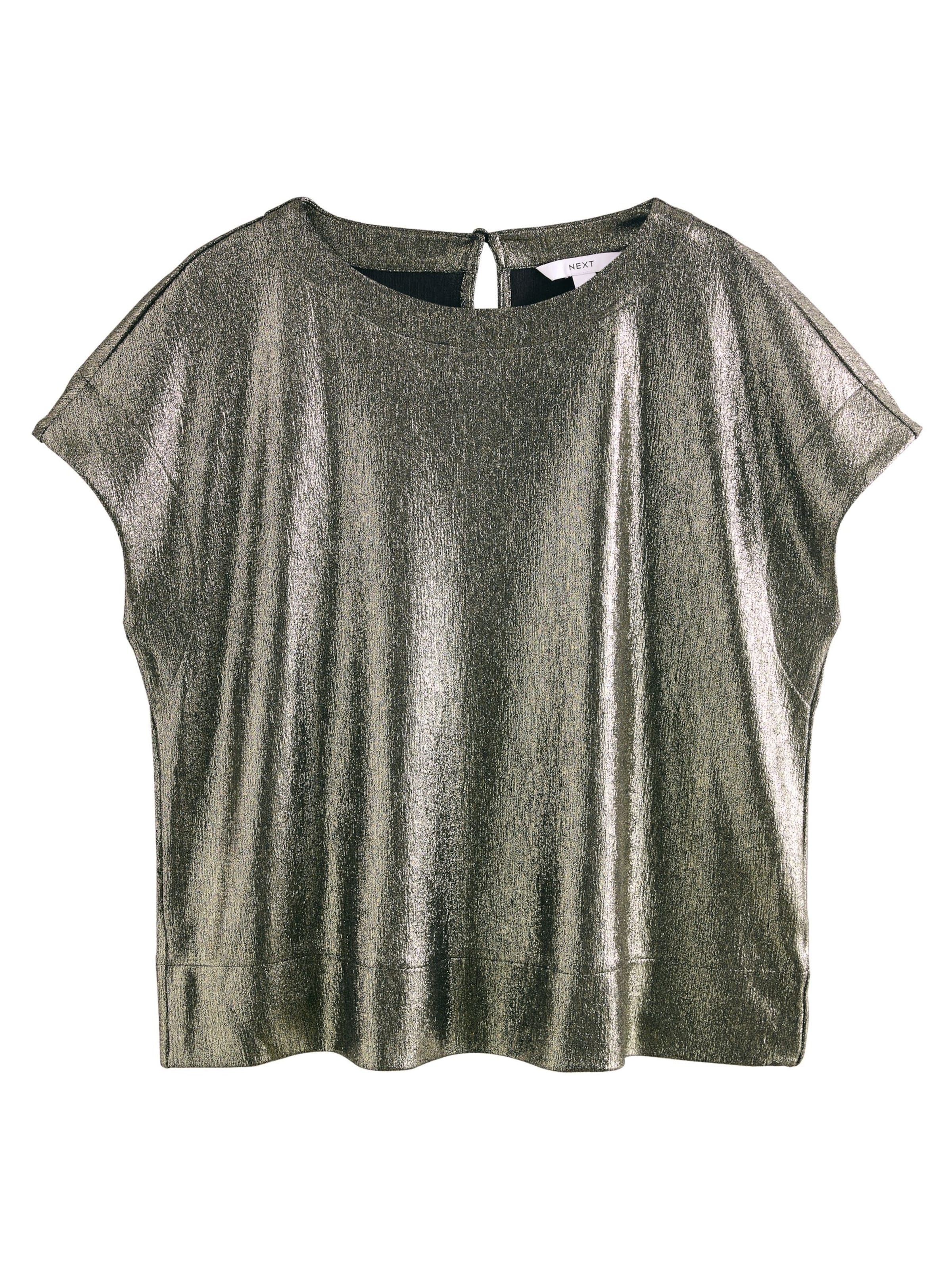 Next Koszulka w kolorze złoty: przód