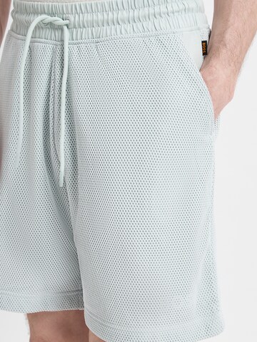 BOSS Loosefit Shorts in Grün