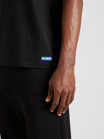 Maglietta 'Naolo' di HUGO Blue in nero