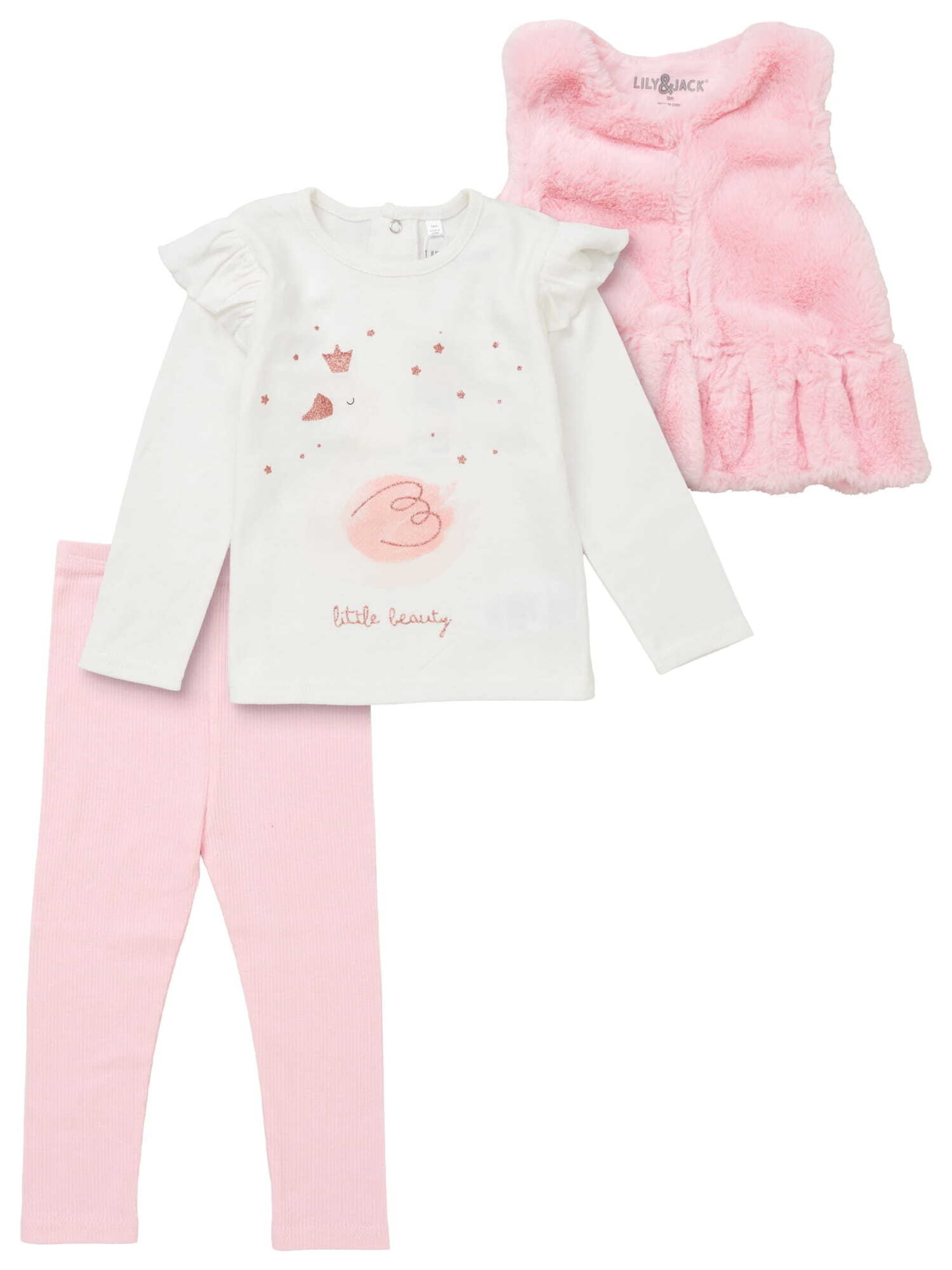 Lily & Jack Set ' Little Beauty ' in Pink: Vorderseite